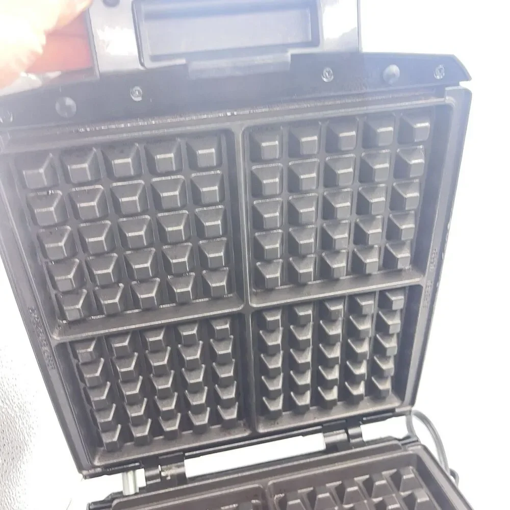 KRUPS Belgian Waffle Maker: Stainless Steel, Clean Plates -Tested